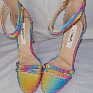 Rainbow Stiletto Heels